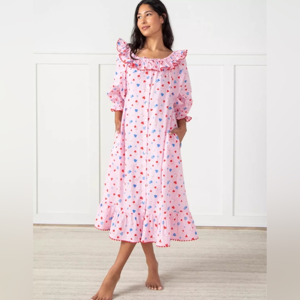 Printfresh + Pencil & Paper Co. Heartbreaker - Latte Love Nightie - Blush